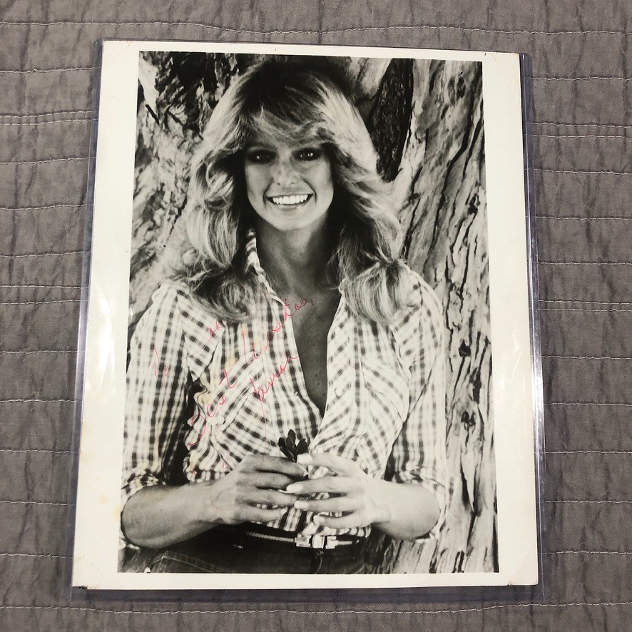Farrah Fawcett 8X10 Original Photo 1970s Auto Signed Autograph Glossy