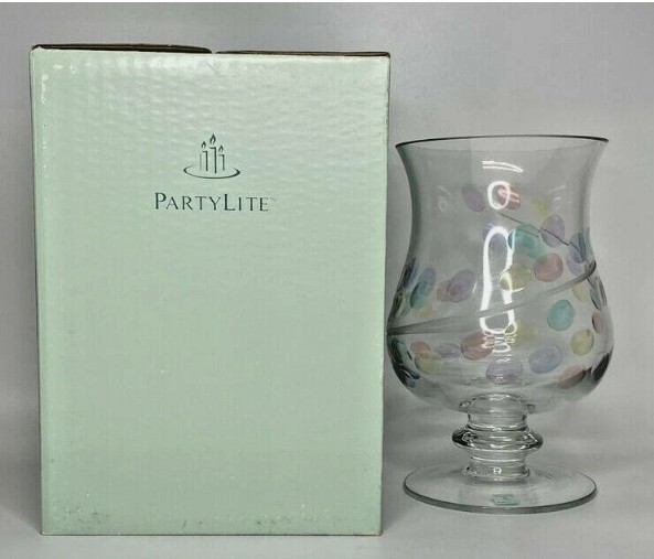PartyLite Jardiniere Hurricane 8.5\