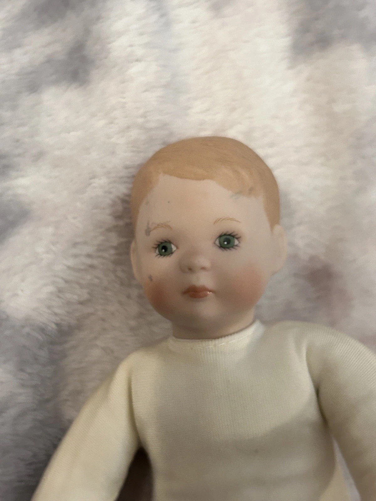 VTG 1995 Porcelain Babydoll Hand Painted
