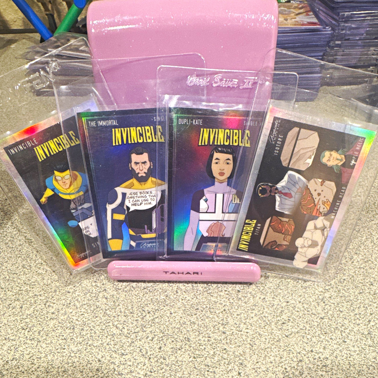 Invincible Keepsake 4 card relic lot 2025