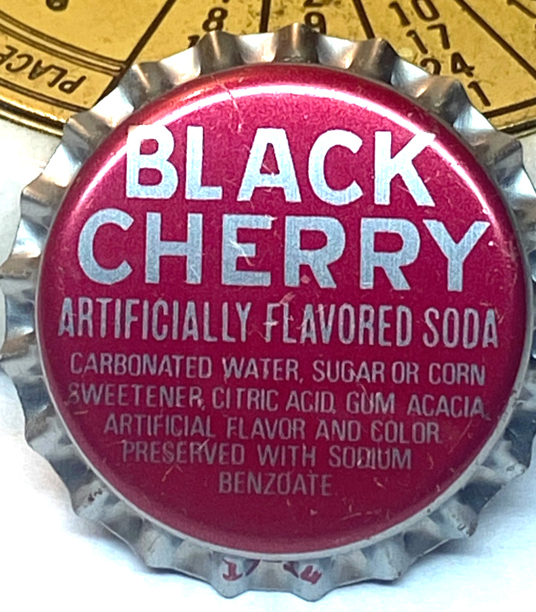 FREE SHIPPING Vintage CHERRY SODA Generic NEW Bottle CAP National Can Crown logo FREE SHIPPING Vintage CHERRY SODA Generic NEW Bottle CAP National Can Crown logo