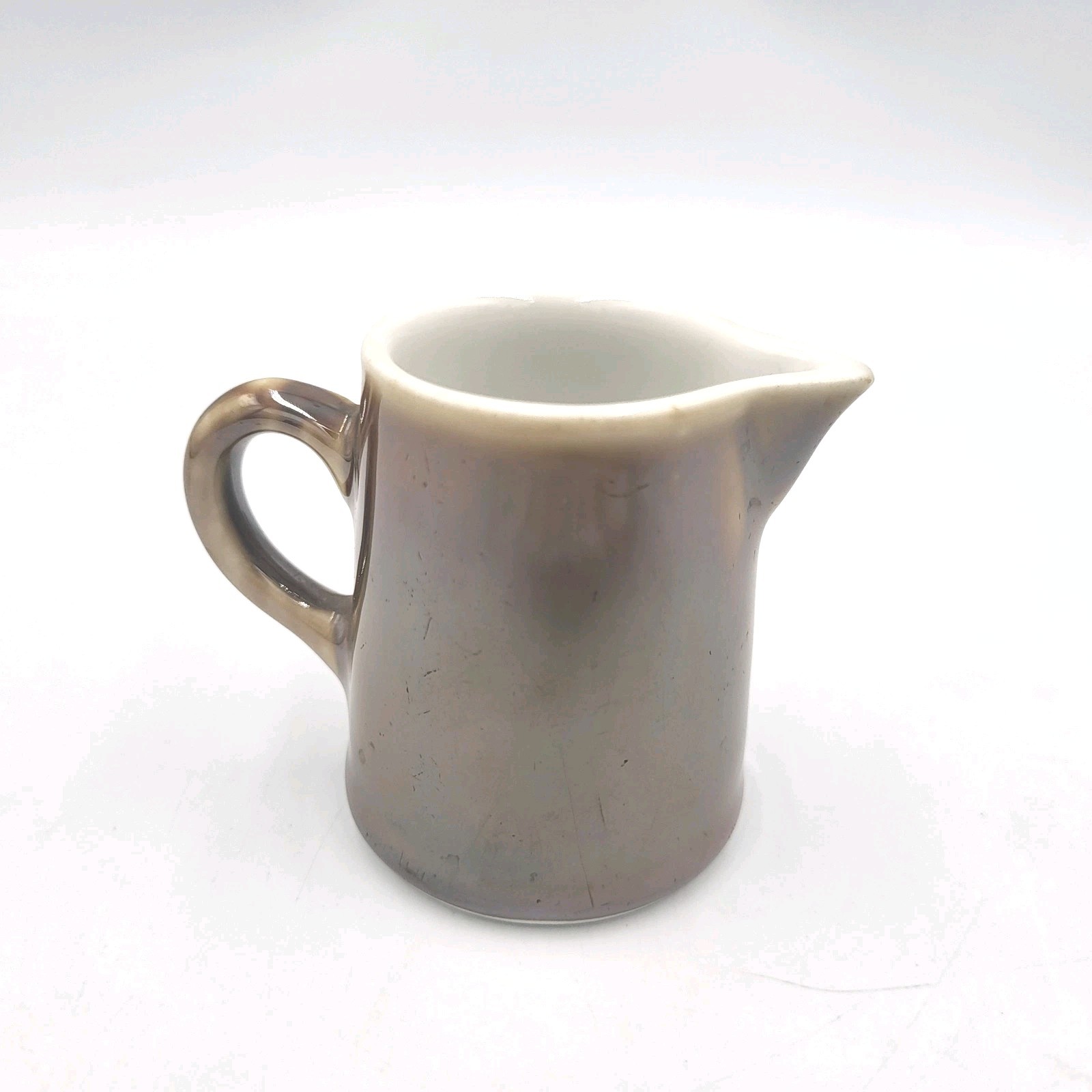 Vintage Fraunfelter, No 279, Made In USA, Miniature Brown Creamer, 2-3/8\