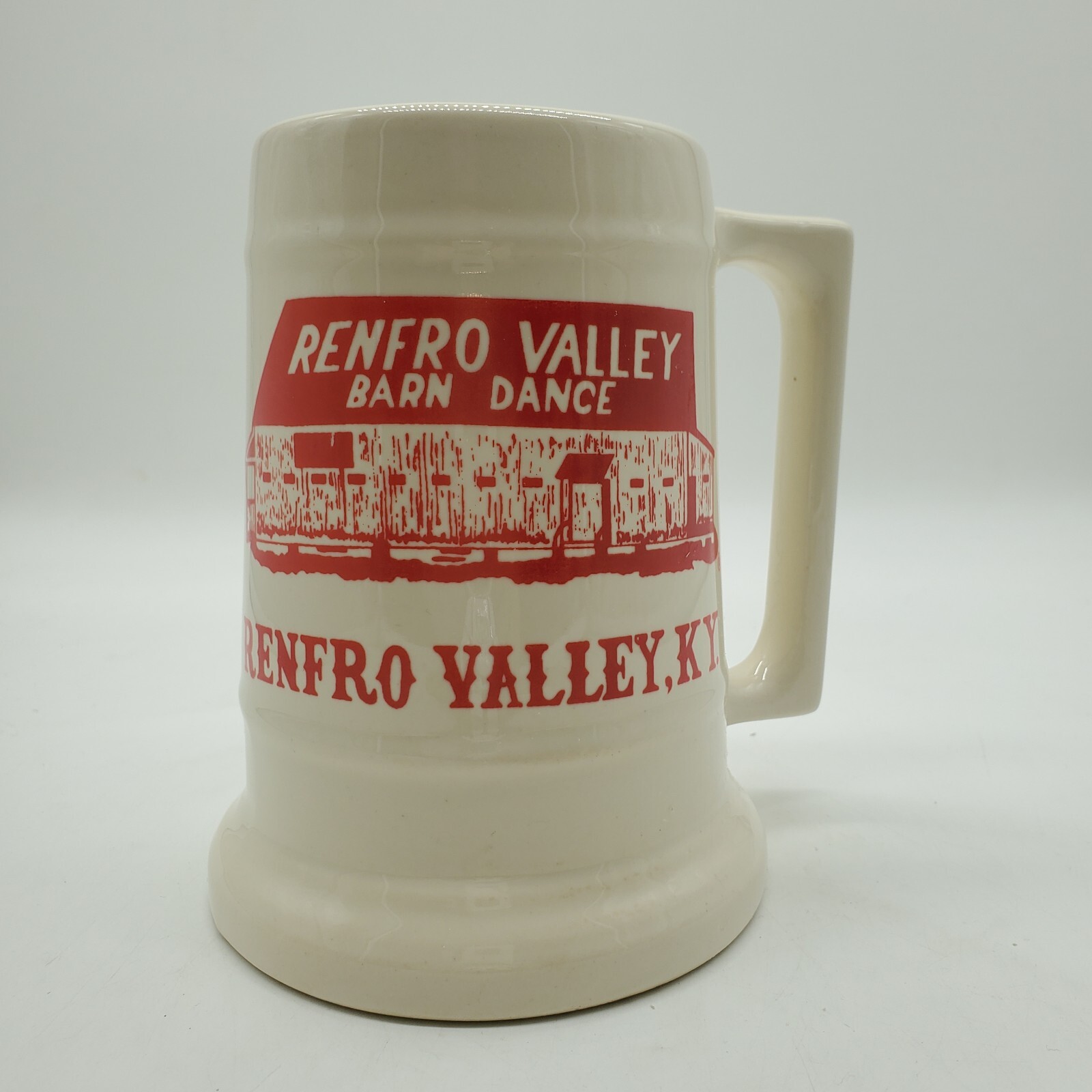 Vintage Renfro Valley Barn Dance Ceramic Cup Mug Beer Stein Vintage Renfro Valley Barn Dance Ceramic Cup Mug Beer Stein