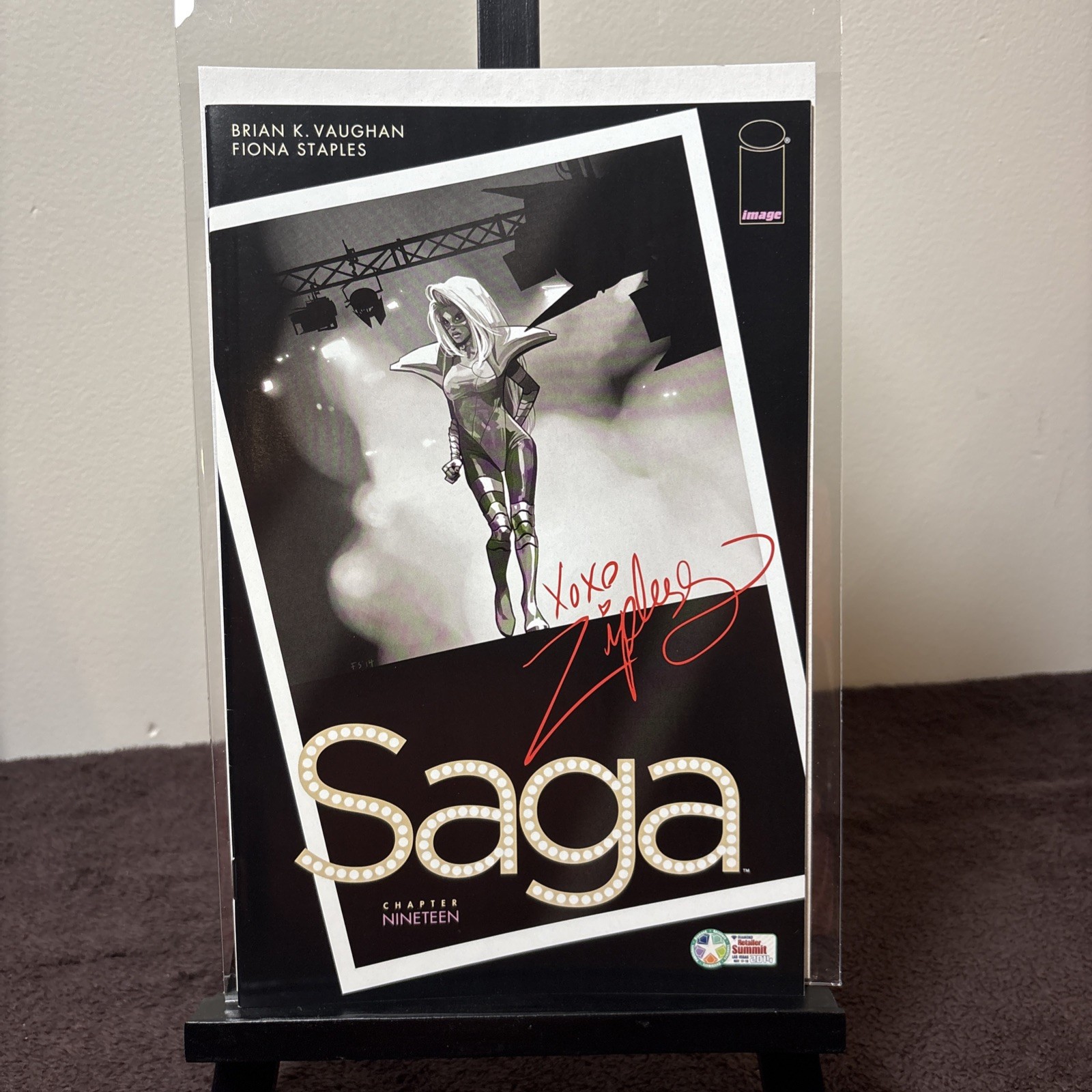 Saga Chapter 19 Diamond Retailer Summit Ed Variant SS Brian K. Vaughan Image