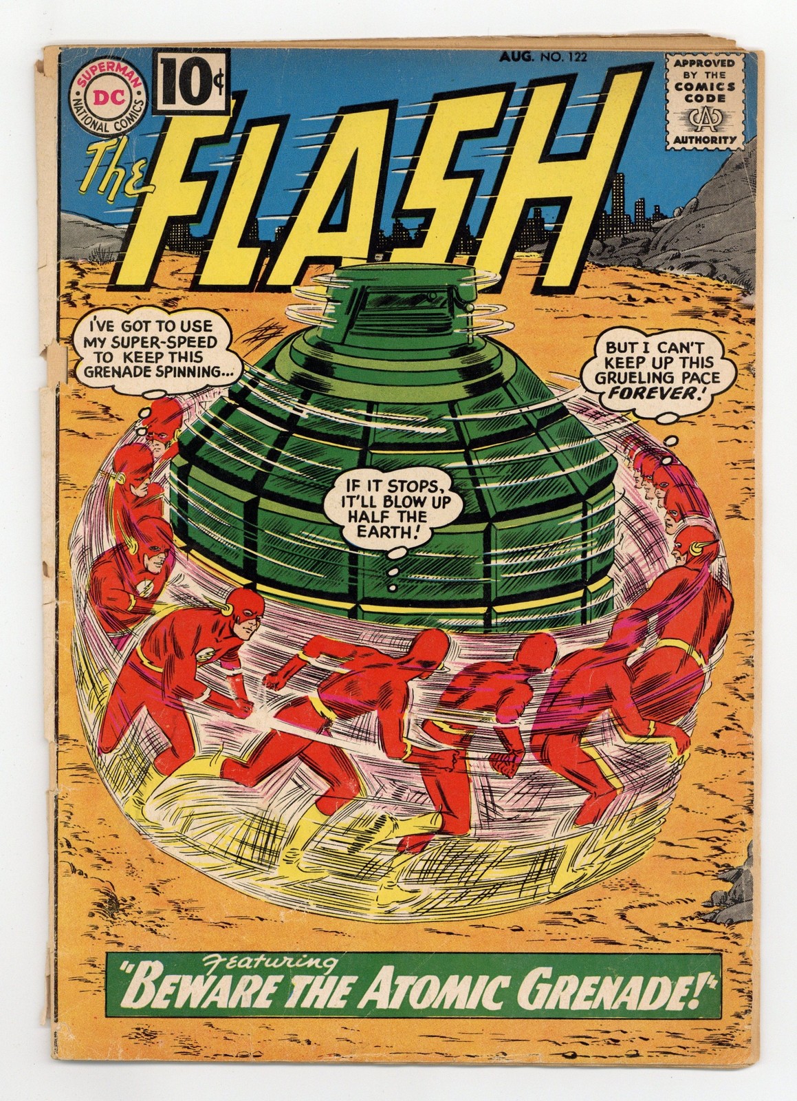 Flash #122 FR/GD 1.5 1961 1st app. Roscoe \