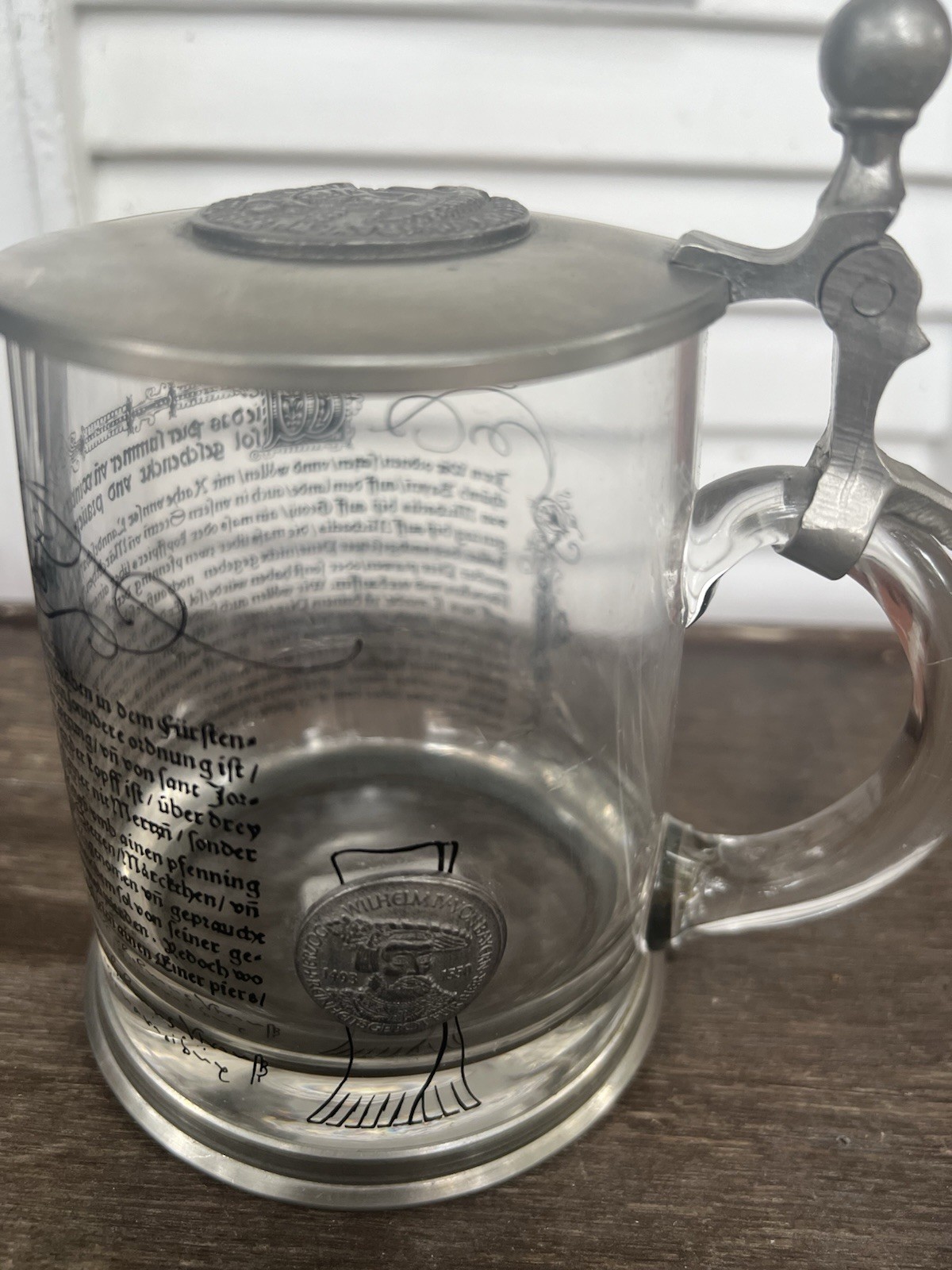 Vintage Duke of Bavaria Herzog Wilhelm  commemorative beer stein by Rastal 1970