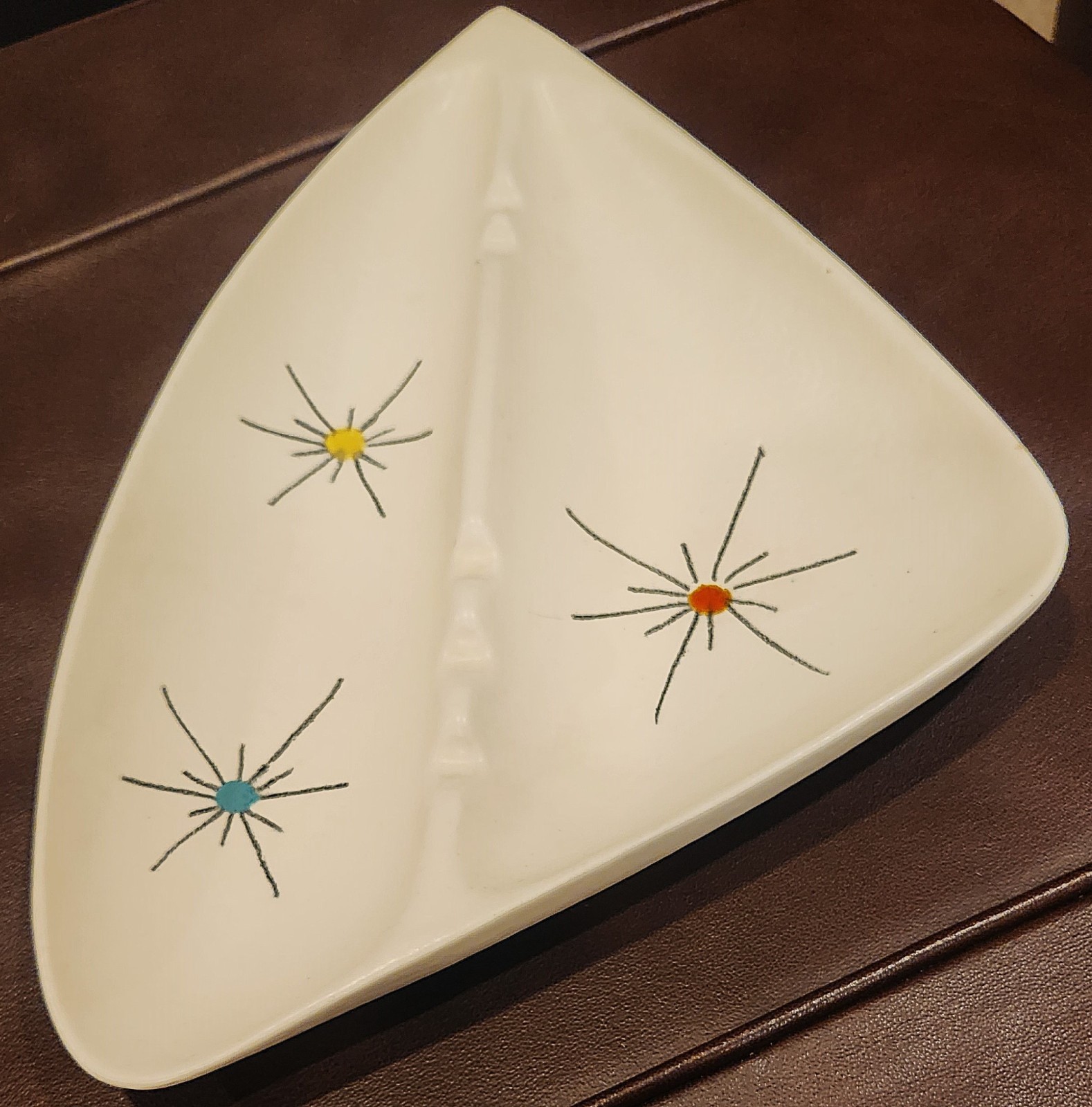 Vintage Jaru Starburst Ceramic Ashtray Right Out the 1960\'s Excellent