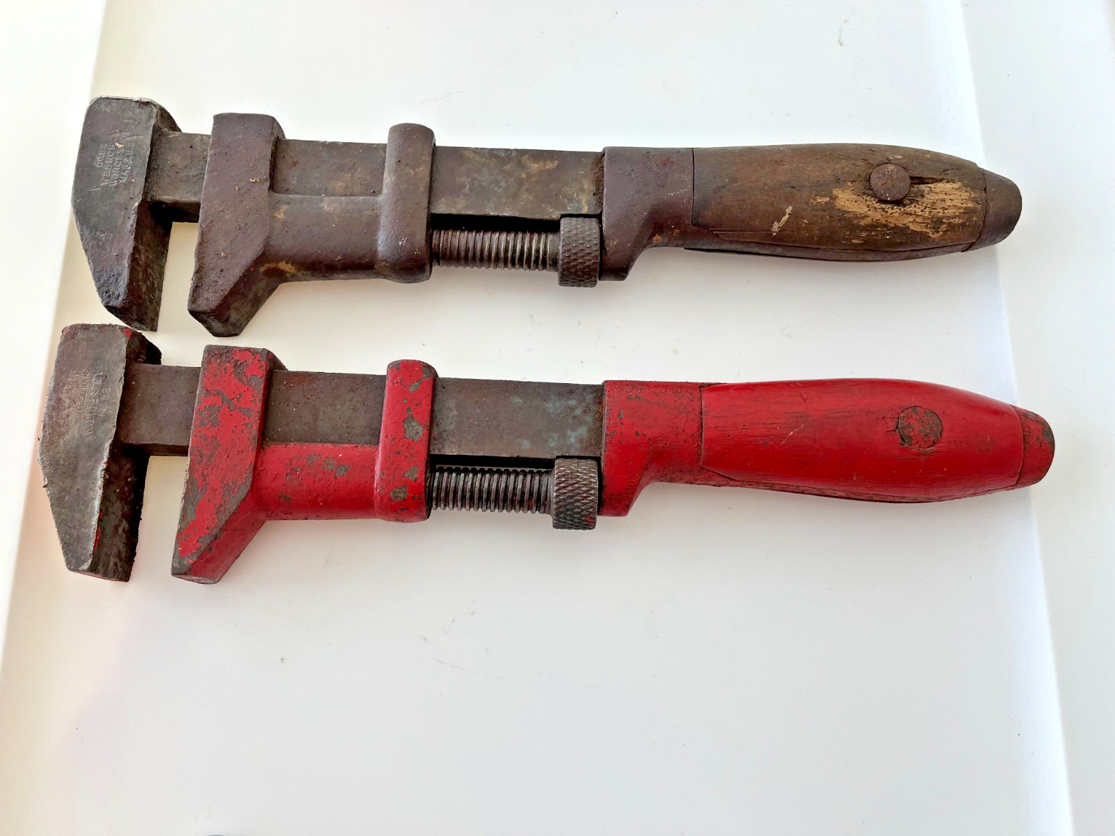 2 Vintage 12” COES & WRININRON Adjustable Monkey WRENCH 2 Vintage 12” COES & WRININRON Adjustable Monkey WRENCH