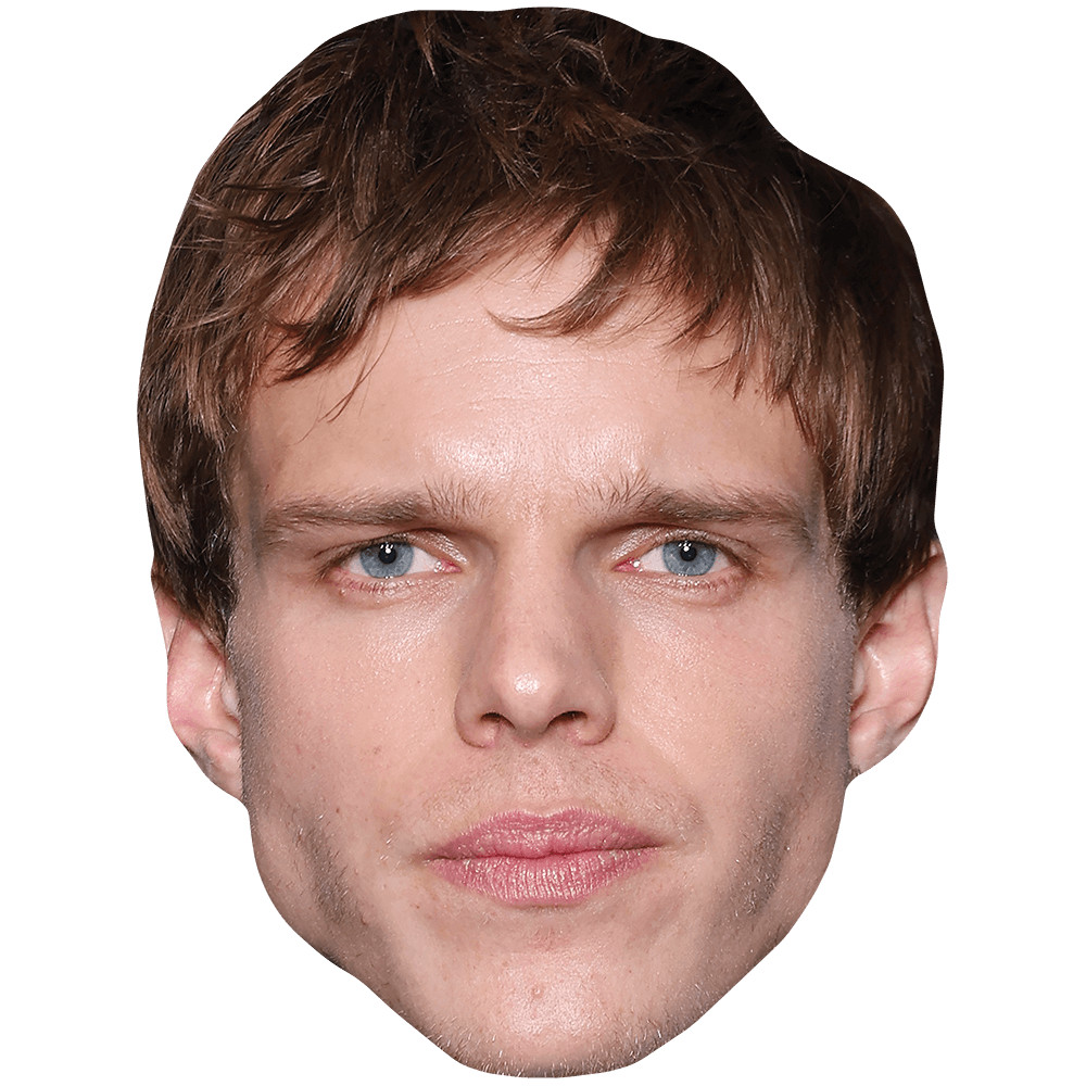 Finn Bennett (Brown Hair) Celebrity Mask, Flat Card Face, Fancy Dress Mask
