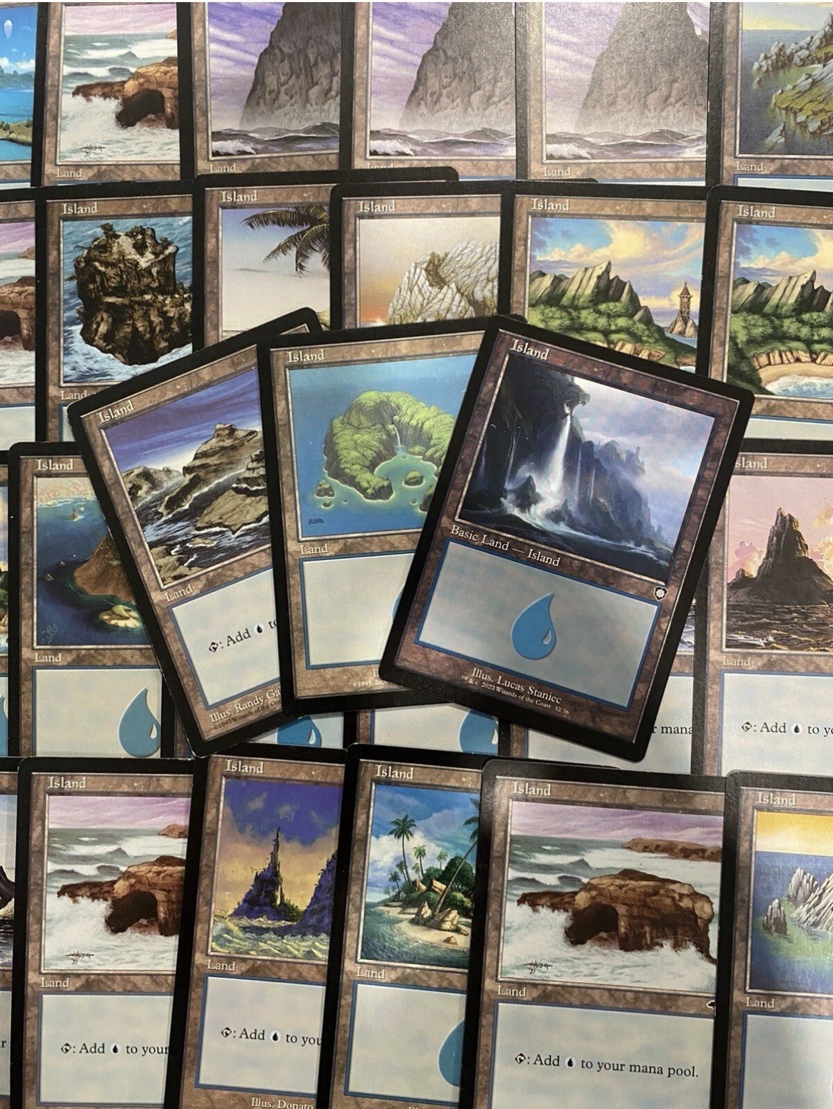 MTG - 25 x Vintage Islands - Magic The Gathering