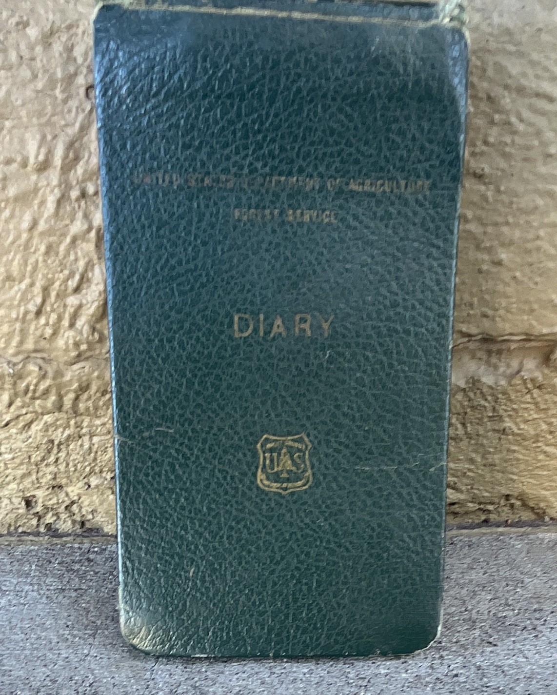 Retired 1959 vtg USDA Forest Service Leather Bound Pocket Book Diary