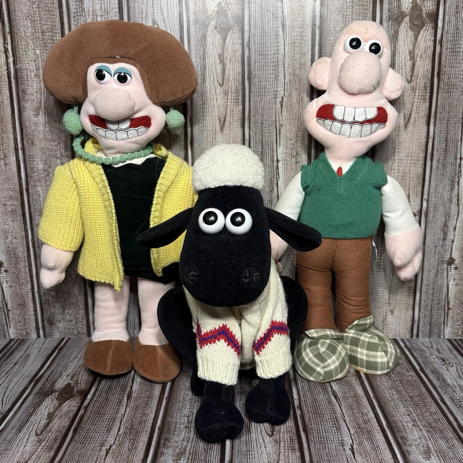 Lot Of 3 Wallace & Gromit Wendolene Plush Vintage 1989 Born to Play Aardman 14” Lot Of 3 Wallace & Gromit Wendolene Plush Vintage 1989 Born to Play Aardman 14”