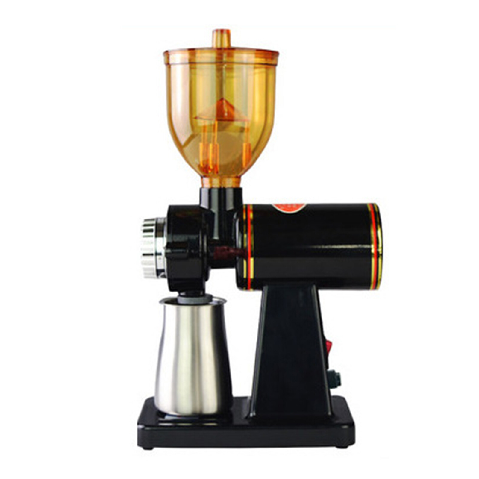 Commercial Electric Coffee Grinder Automatic Burr Mill Bean Home Office Grind.
