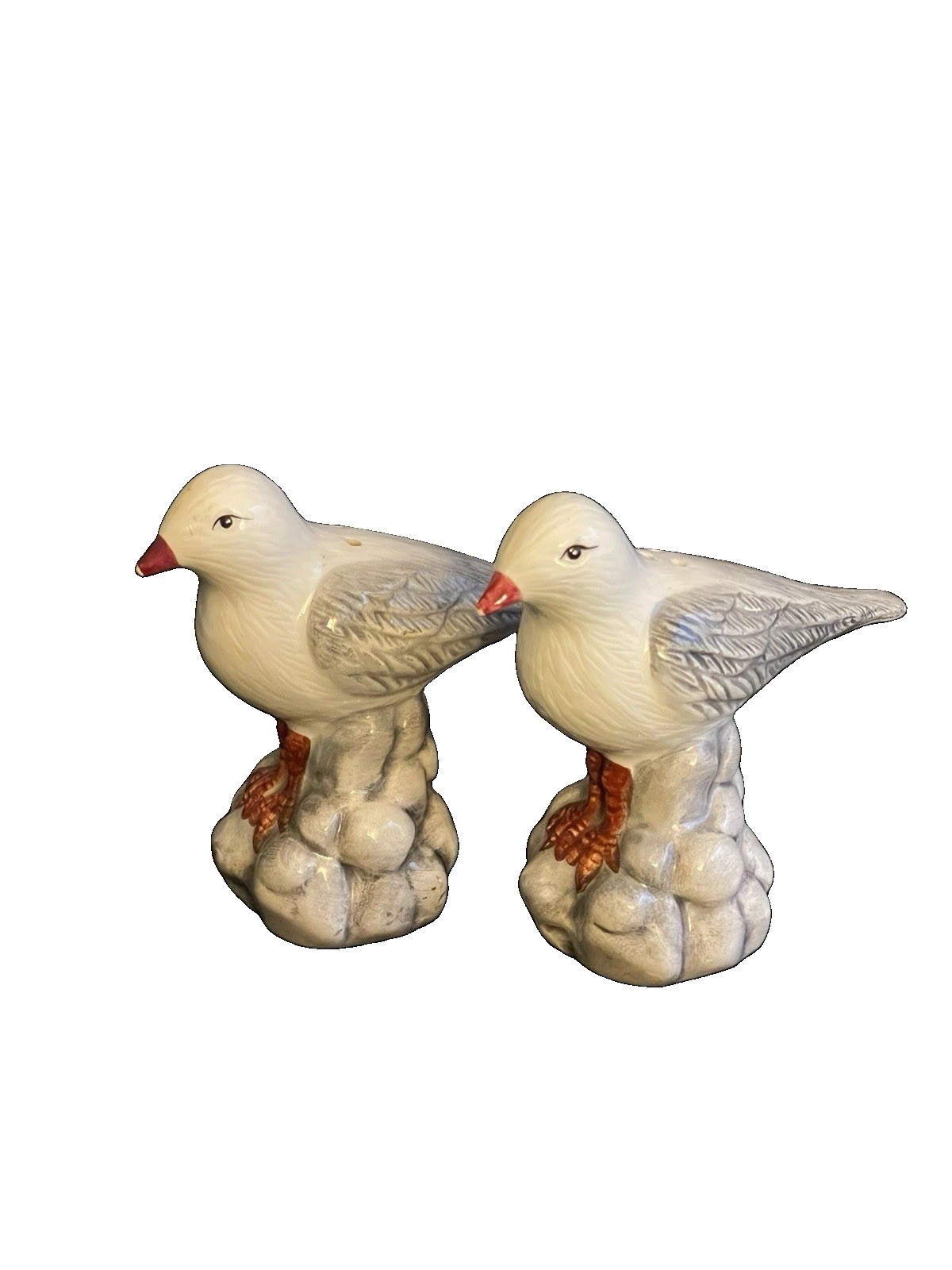 Vintage Ceramic Seagulls Salt & Pepper Shaker Set 4\ Vintage Ceramic Seagulls Salt & Pepper Shaker Set 4\