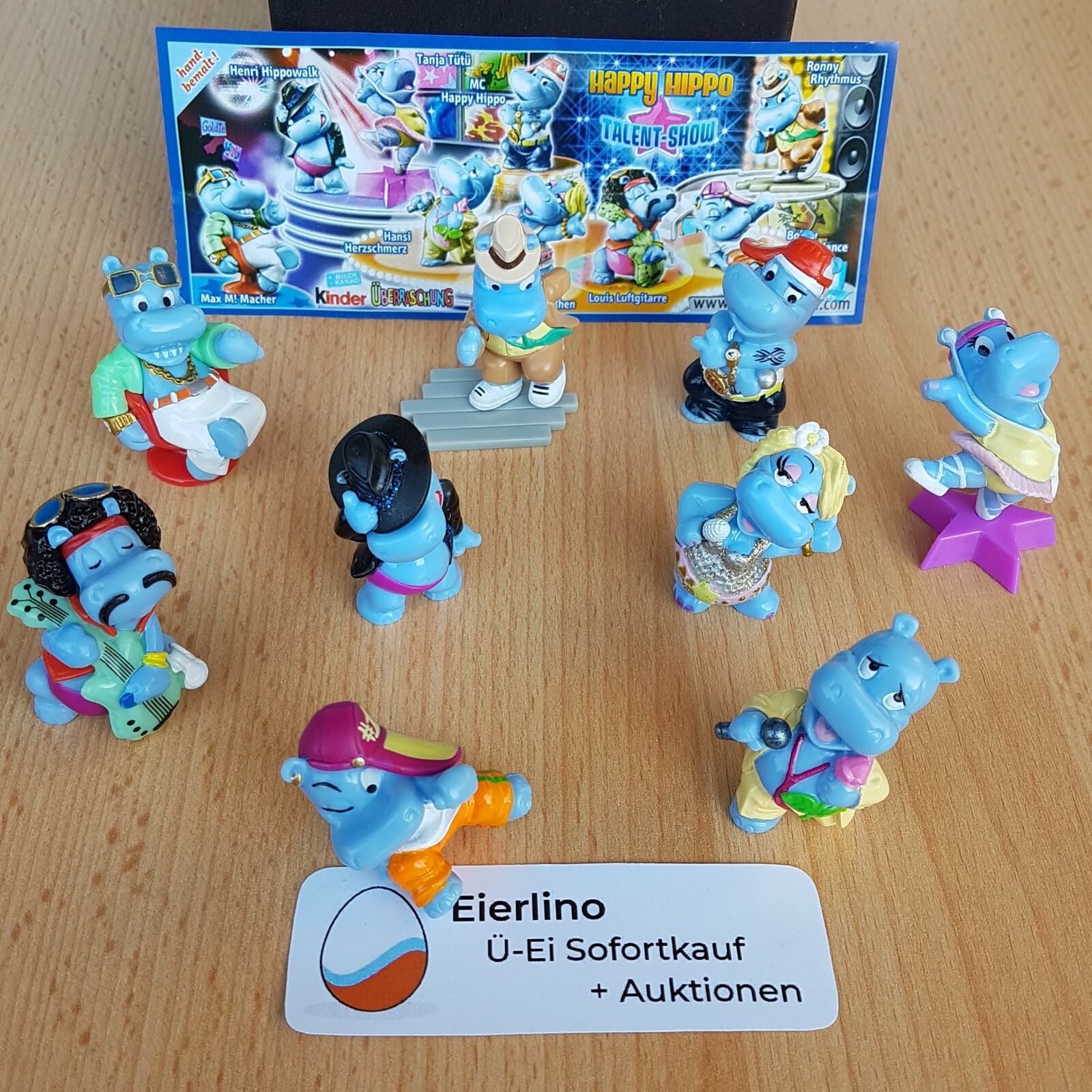 TOP KINDER SURPRISE SET - Happy Hippo Talent Show - MINT 1.3\ TOP KINDER SURPRISE SET - Happy Hippo Talent Show - MINT 1.3\