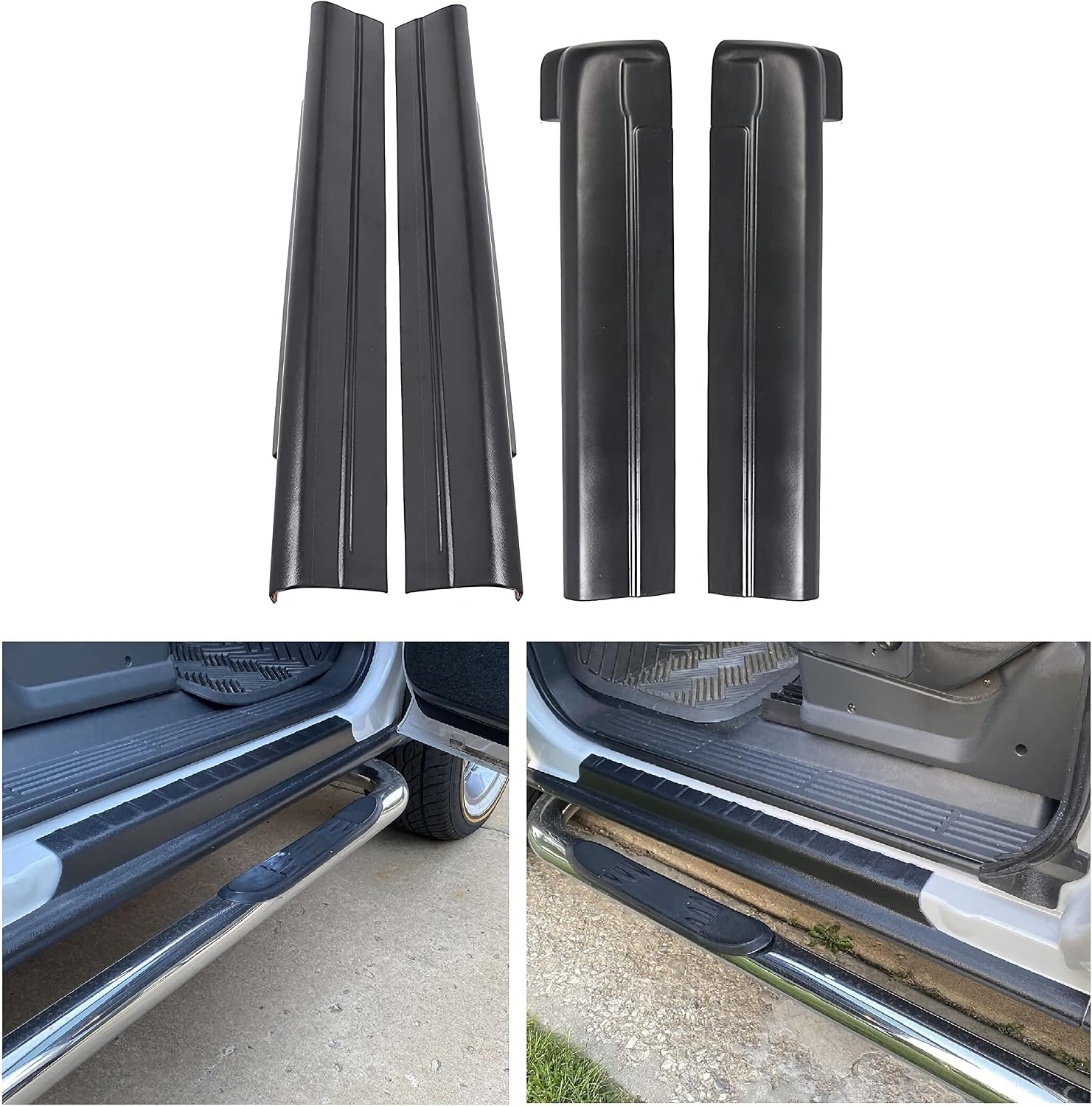 Rocker Panel Guard Compatible with 1999-2007 Chevy Chevrolet Silverado/Gmc Sierr