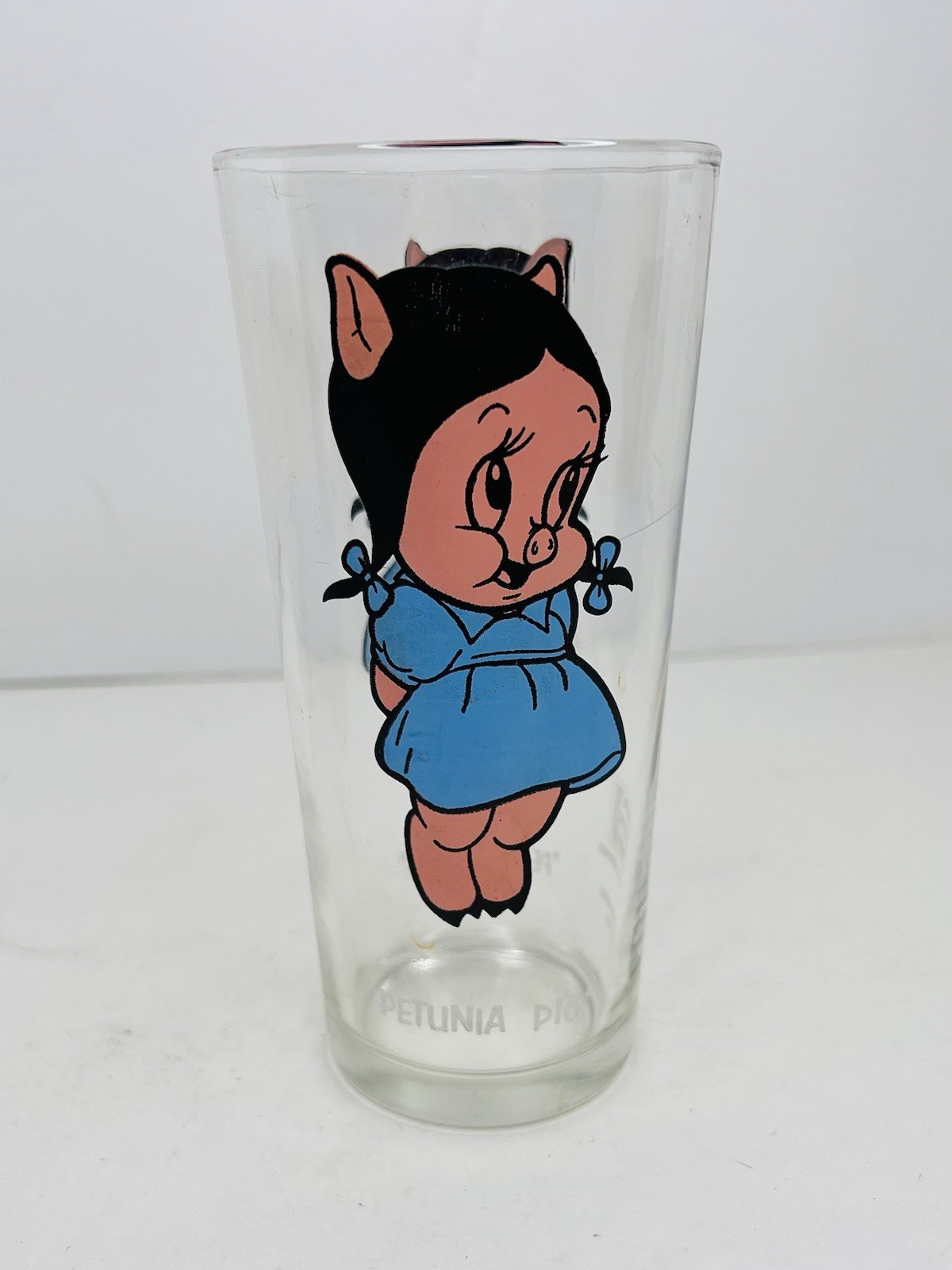 1973 Warner Brothers Petunia Pig Pepsi Collectors Series Tumbler Drinking Glass