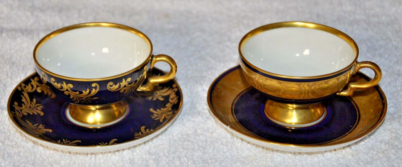 qty 2 Vintage Retsch & Co. Wunsiedel Bavaria Porzellan Germany Demitasse sets