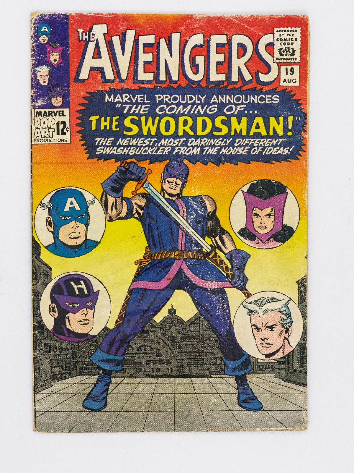 The Avengers #19 Marvel Comics Very Good condition August 1965 Vintage Comic The Avengers #19 Marvel Comics Very Good condition August 1965 Vintage Comic