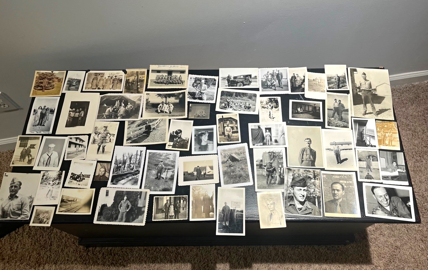 55 original ww2 WWII, pre ww2, Korean, Vietnam, post vietnam US military photos