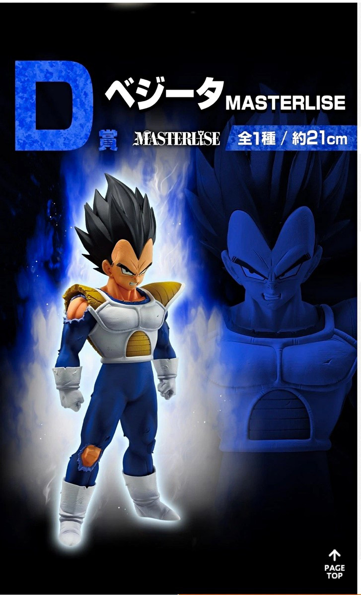 Bandai Dragon Ball Z Vegeta MASTERLISE D Prize Figure 21cm Anime & Manga