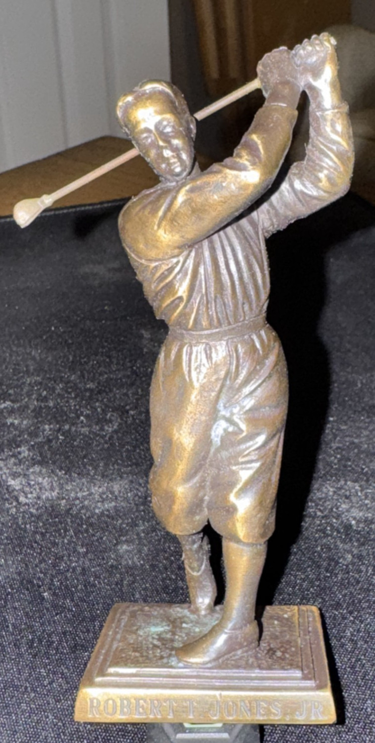 Robert T. Bobby Jones Jr VINTAGE Golf House Collection Golfer Statue Figurine Robert T. Bobby Jones Jr VINTAGE Golf House Collection Golfer Statue Figurine