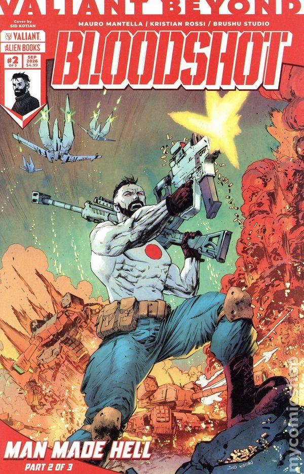Valiant Beyond Bloodshot #5B 2026 Stock Image