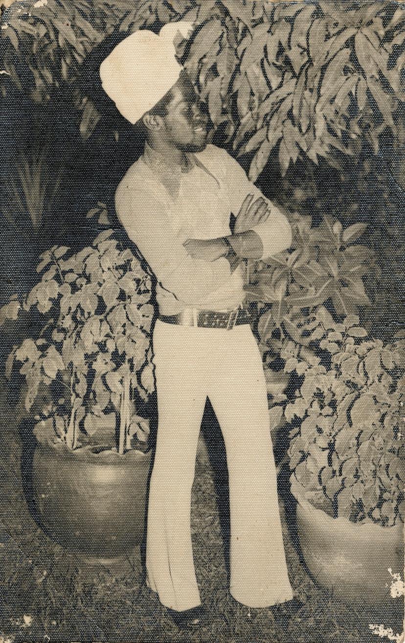 c. 1970\'s Party-Goer Wearing Turban, Mali Photograph by Studio Moderne STAMPED