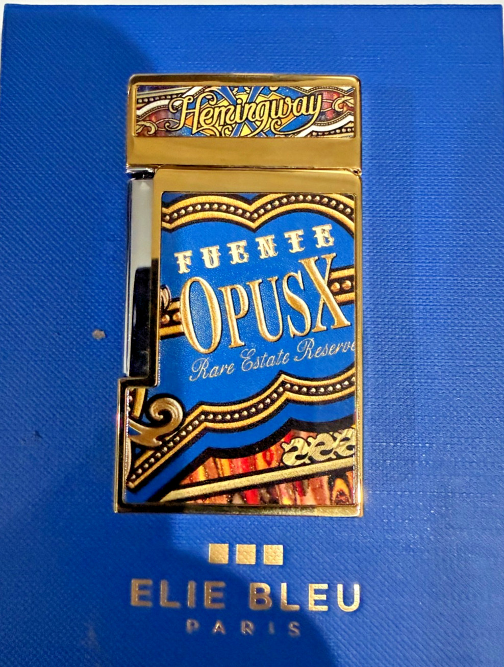 Elie Bleu, Limited Edition Opus X Hemingway Jet Flame Lighter, EBJ1463, New Elie Bleu, Limited Edition Opus X Hemingway Jet Flame Lighter, EBJ1463, New