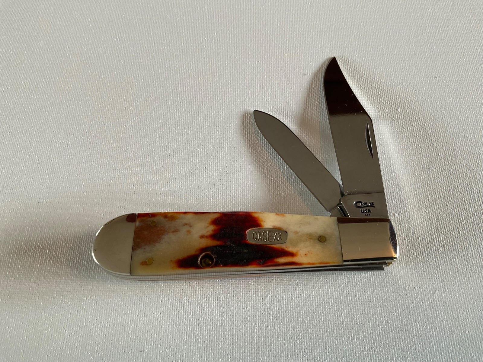 case xx R52991/2 Red Stag Rail Spitter 1997 Knife