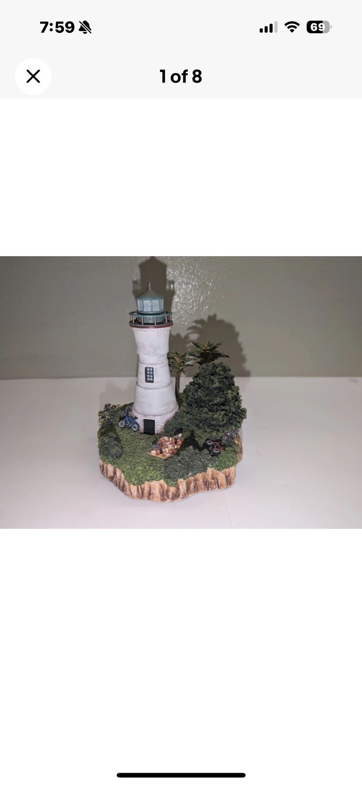 RARE-Harbour Lights-COUNTER SAMPLE -perfect condition- HL836 PORT PONTCHARTRAIN