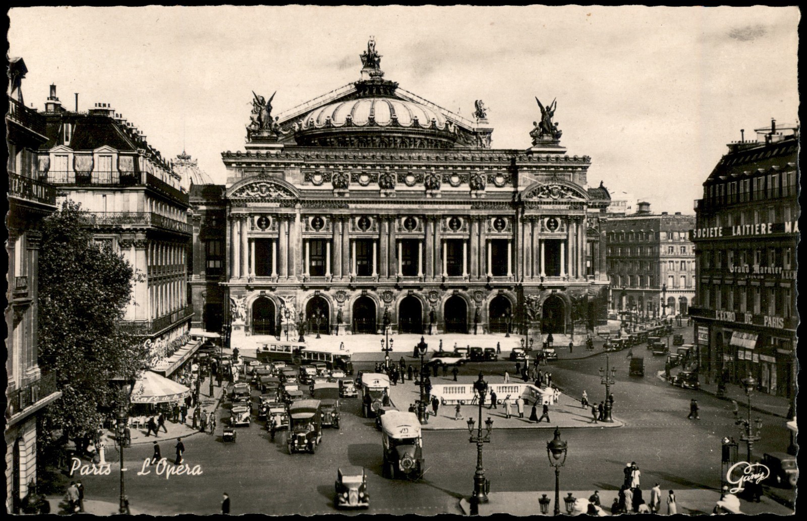 Vintage Paris L\'Opera Real Photo Postcard by Editions Gamy RPPC Vintage Paris L\'Opera Real Photo Postcard by Editions Gamy RPPC