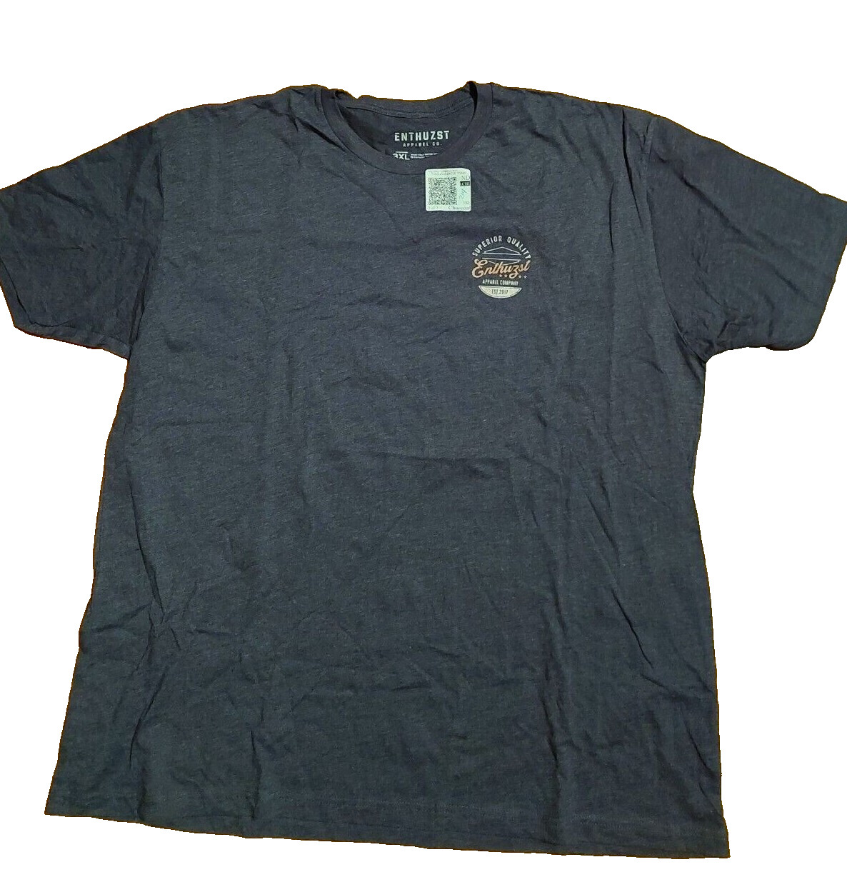 New Men's Enthuzst Apparel Co. Gray sz 3XL
