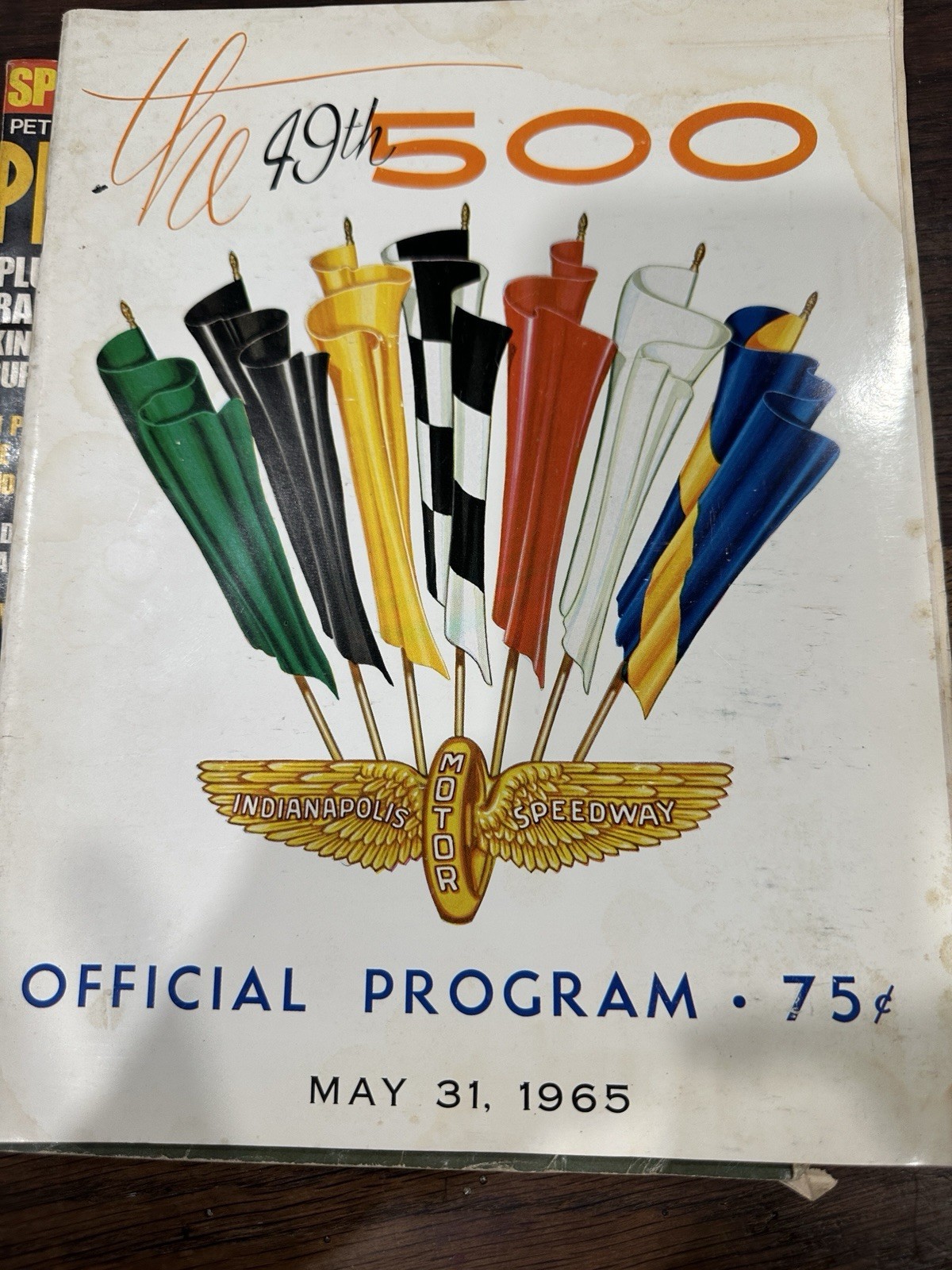 Vintage May 31 1965 Indy 500 49th Official Program Indianapolis Motor Speedway