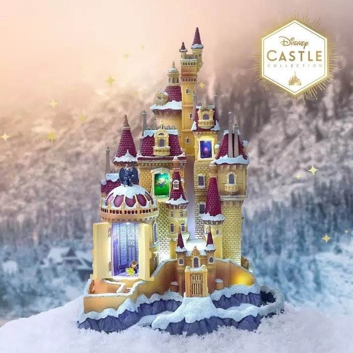 NIB Disney Beauty And The Beast Belle Light Up Castle Collection Figurine 10/10