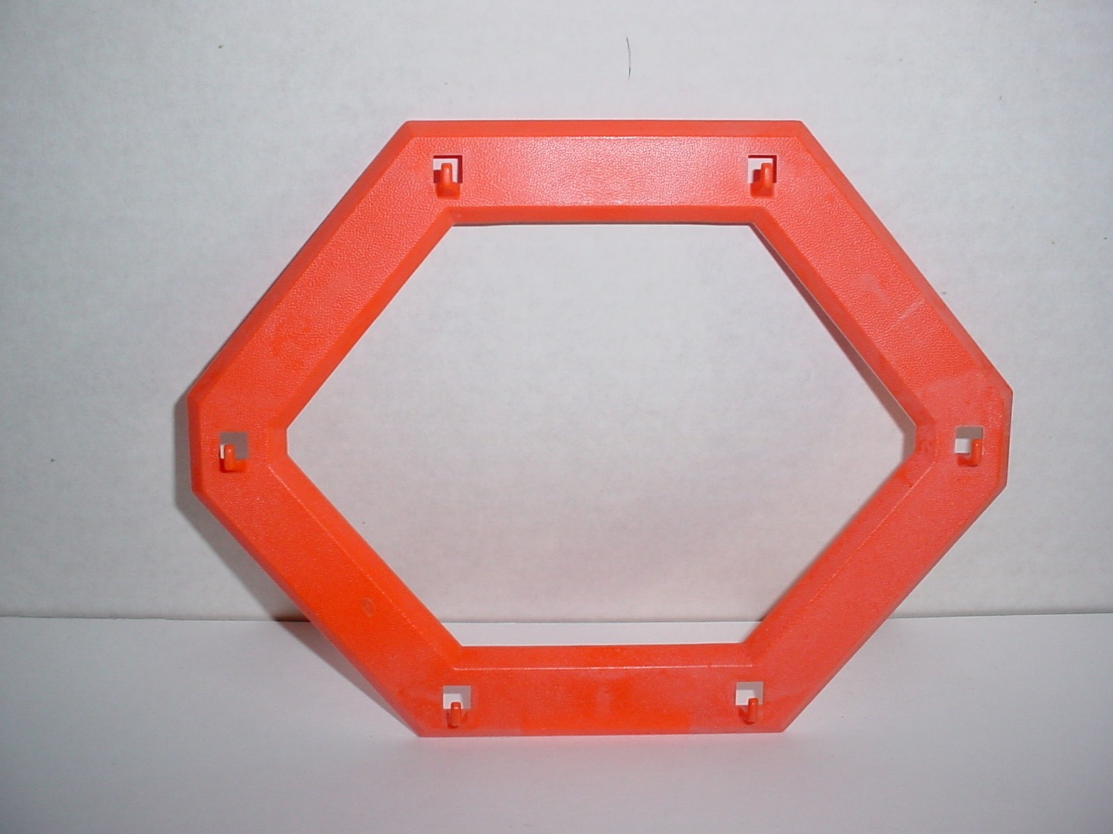 Vintage 1976 Tupperware Wall Mount Measuring Cup Rack Hanger Holder Orange #1296