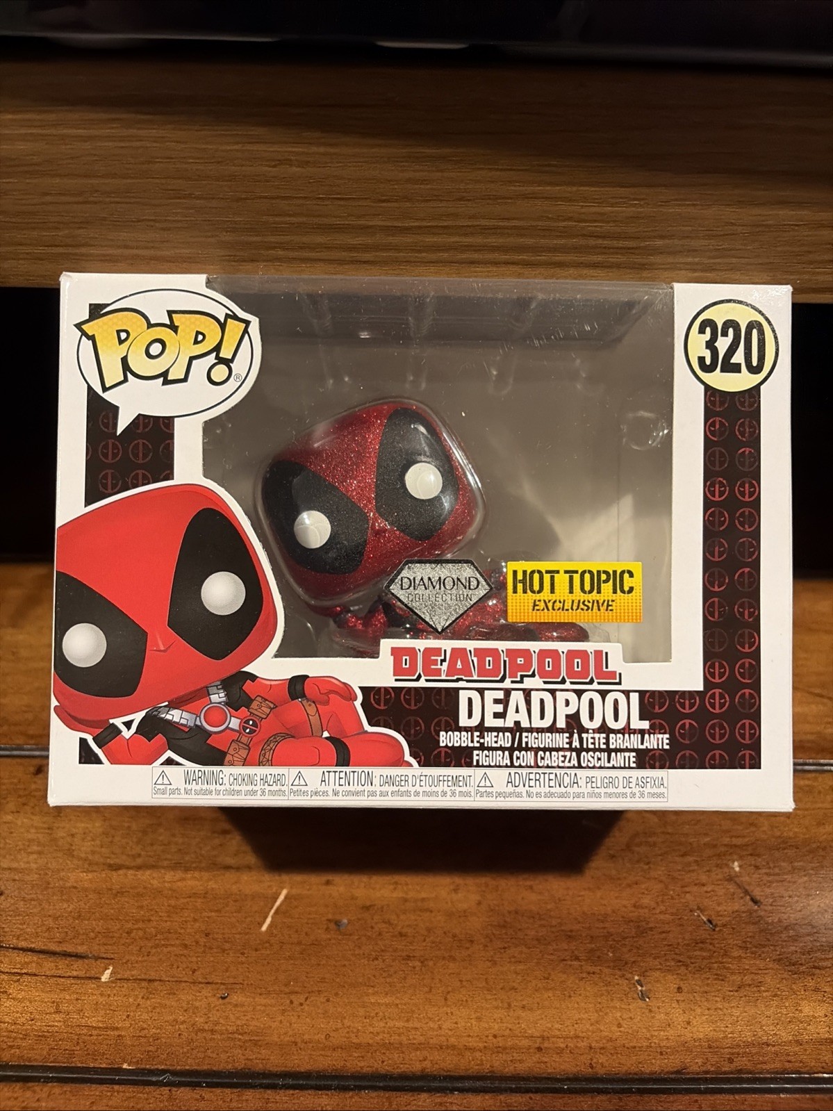 Funko Pop Vinyl: Marvel - Deadpool (Diamond Glitter) - Hot Topic (Exclusive)... Funko Pop Vinyl: Marvel - Deadpool (Diamond Glitter) - Hot Topic (Exclusive)...