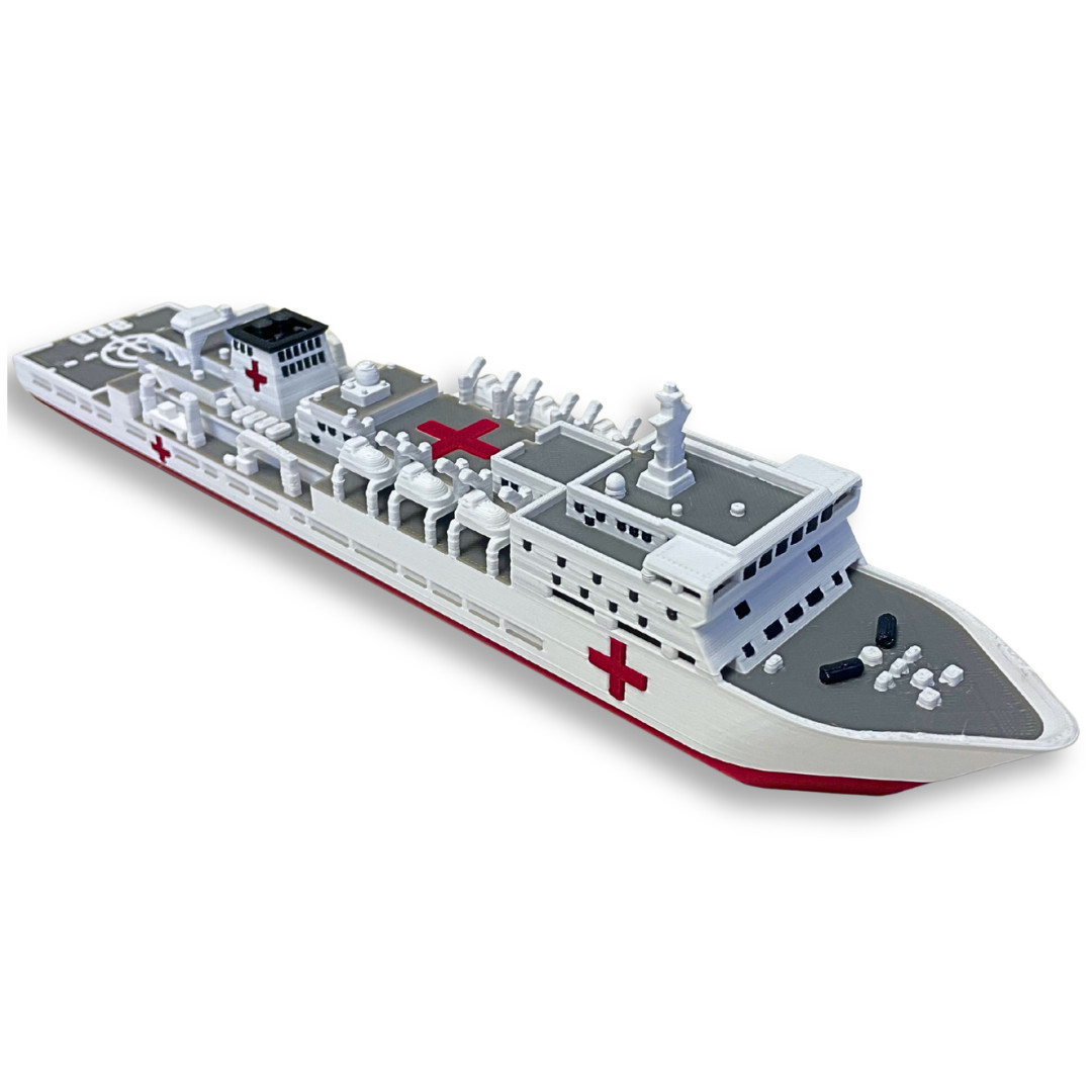 10-Inch Peace Ark Hospital Ship Model – Global Humanitarian Vessel 10-Inch Peace Ark Hospital Ship Model – Global Humanitarian Vessel