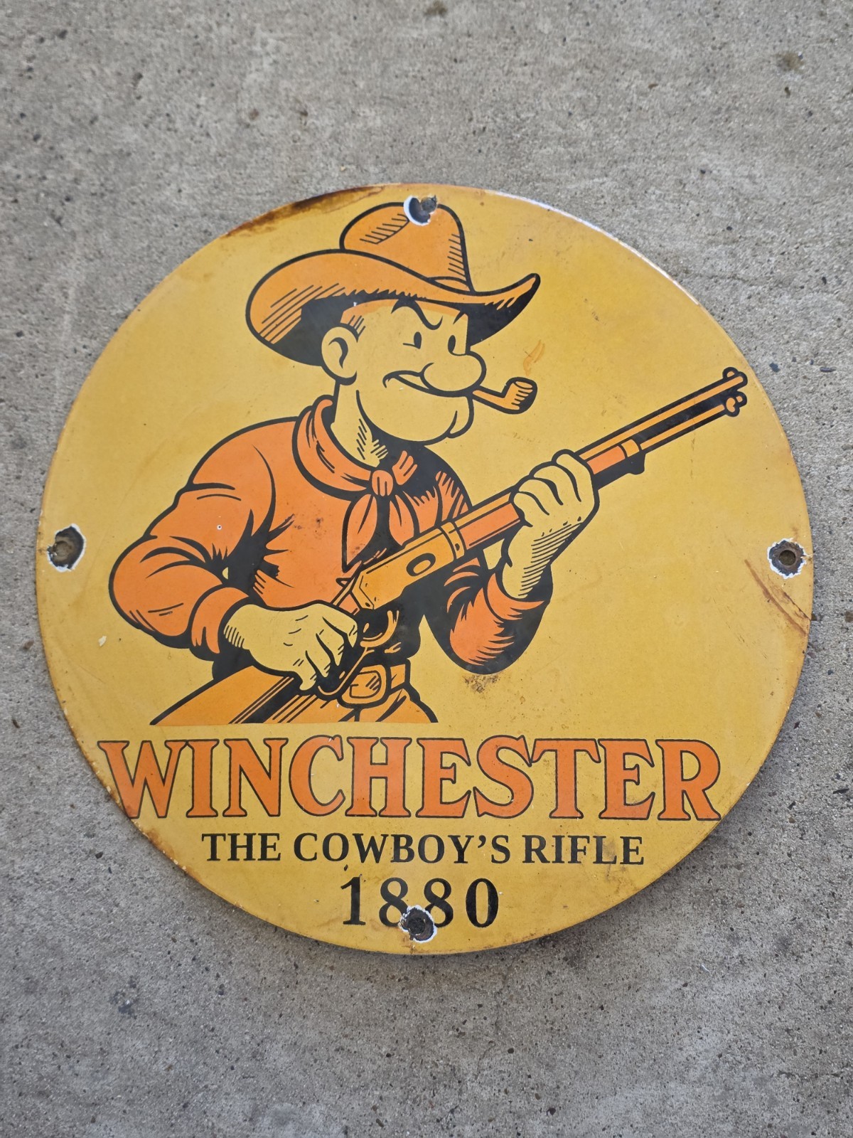 VINTAGE WINCHESTER THE COWBOY\'S RIFLE 1880 12\