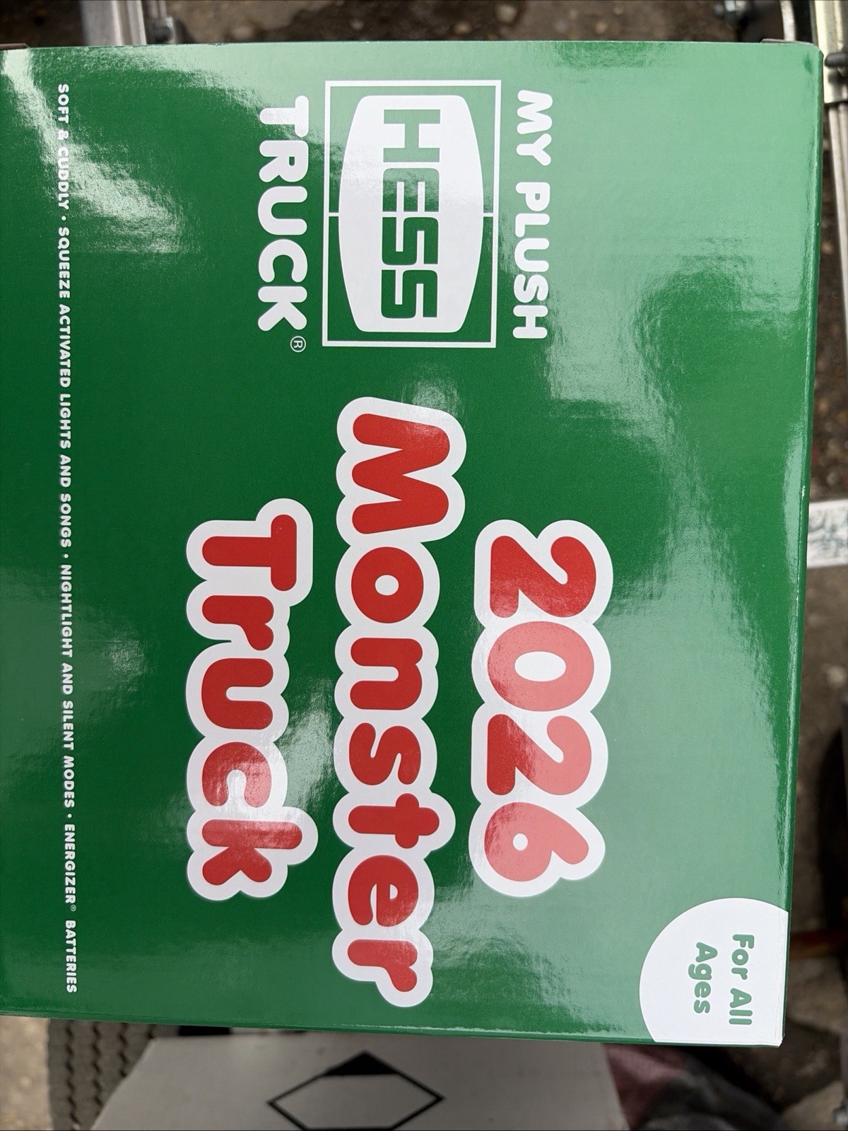 Hess Toy Truck 2026 My Plush Monster Truck Musical Light Up Sealed In Box