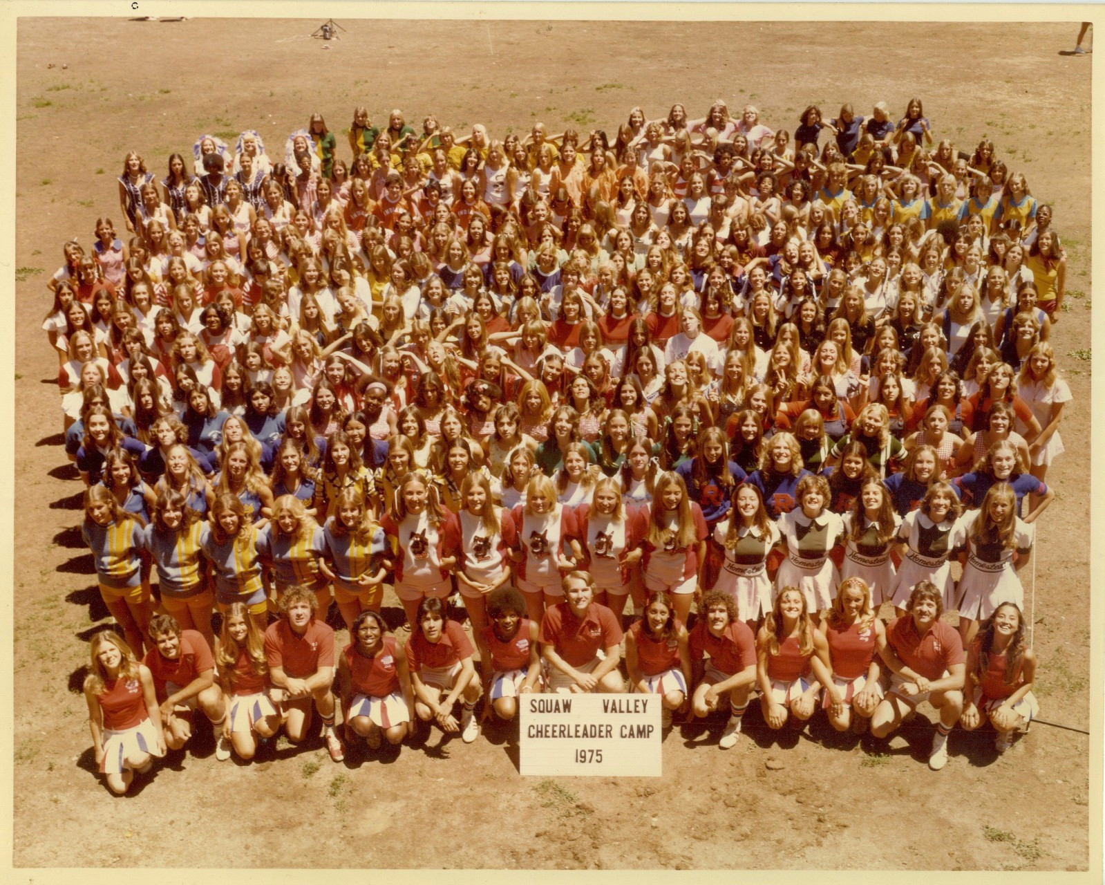 Vintage Cheerleader Camp Squaw Valley - 1975 Original Snapshot Photo