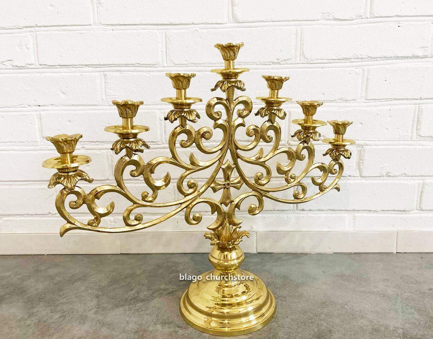 Seven Сandlesticks for Сandles Seven Branch Floor Candelabrum 16.93\