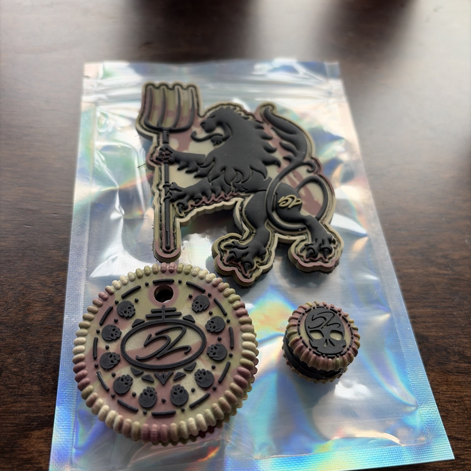 52 Graves Set Bead Patch & Death Cookie Army Rare Sold Out Collectible 🔥
