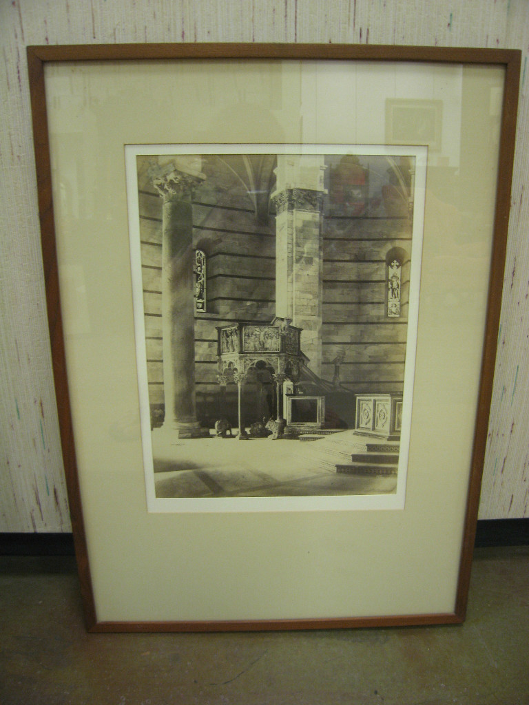 Antique Fratelli Alinari Photograph Romanesque Pulpit, Pisa Cathedral, Italy Antique Fratelli Alinari Photograph Romanesque Pulpit, Pisa Cathedral, Italy