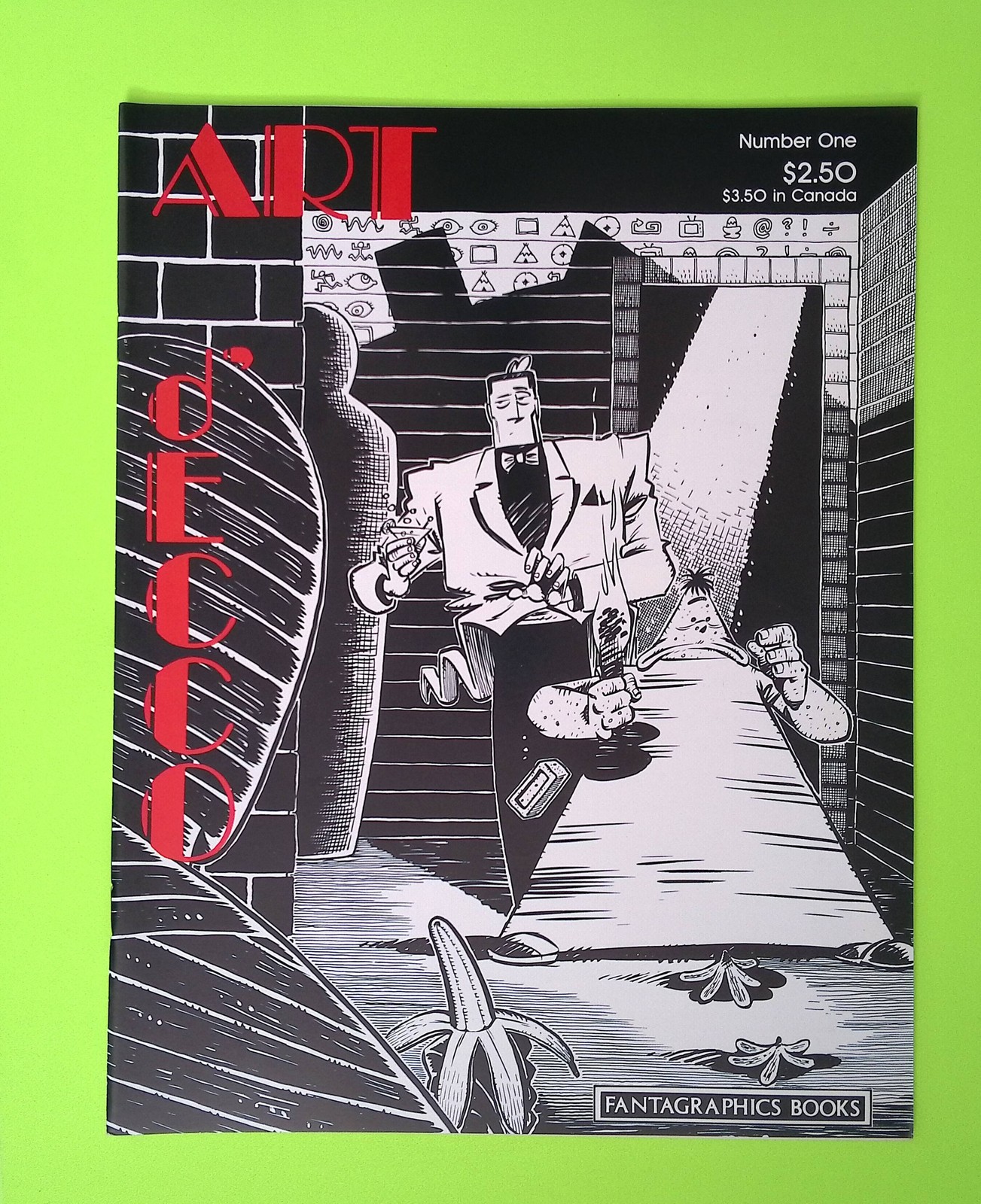 Art D\'Ecco #1 1990 Fantagraphics Books High Grade Comic Book MG25-178 Art D\'Ecco #1 1990 Fantagraphics Books High Grade Comic Book MG25-178