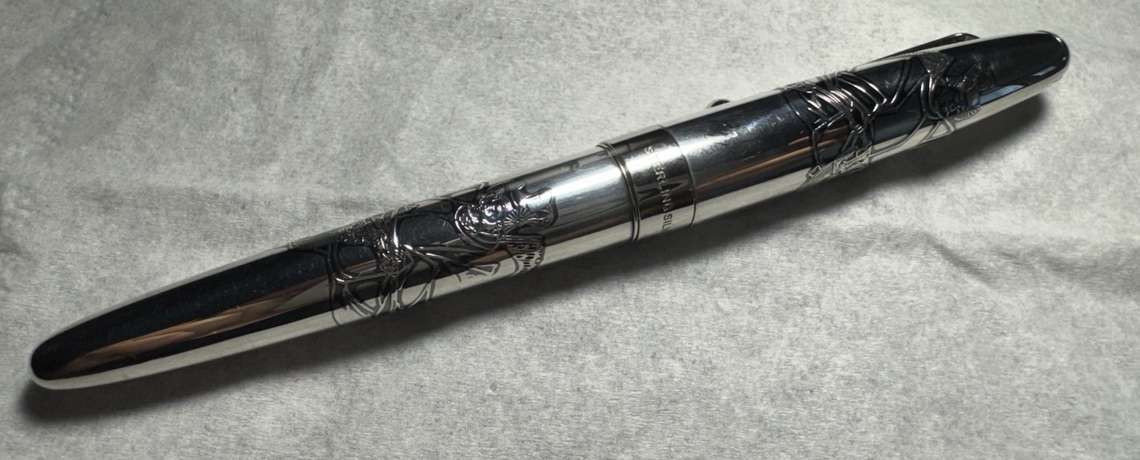 Estate Sale - Pilot Namiki Samurai Sterling Silver Fountain Pen
