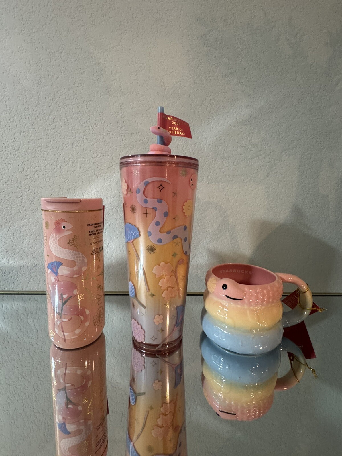 NEW 2025 Starbucks  Lunar New Year of the Snake Collection
