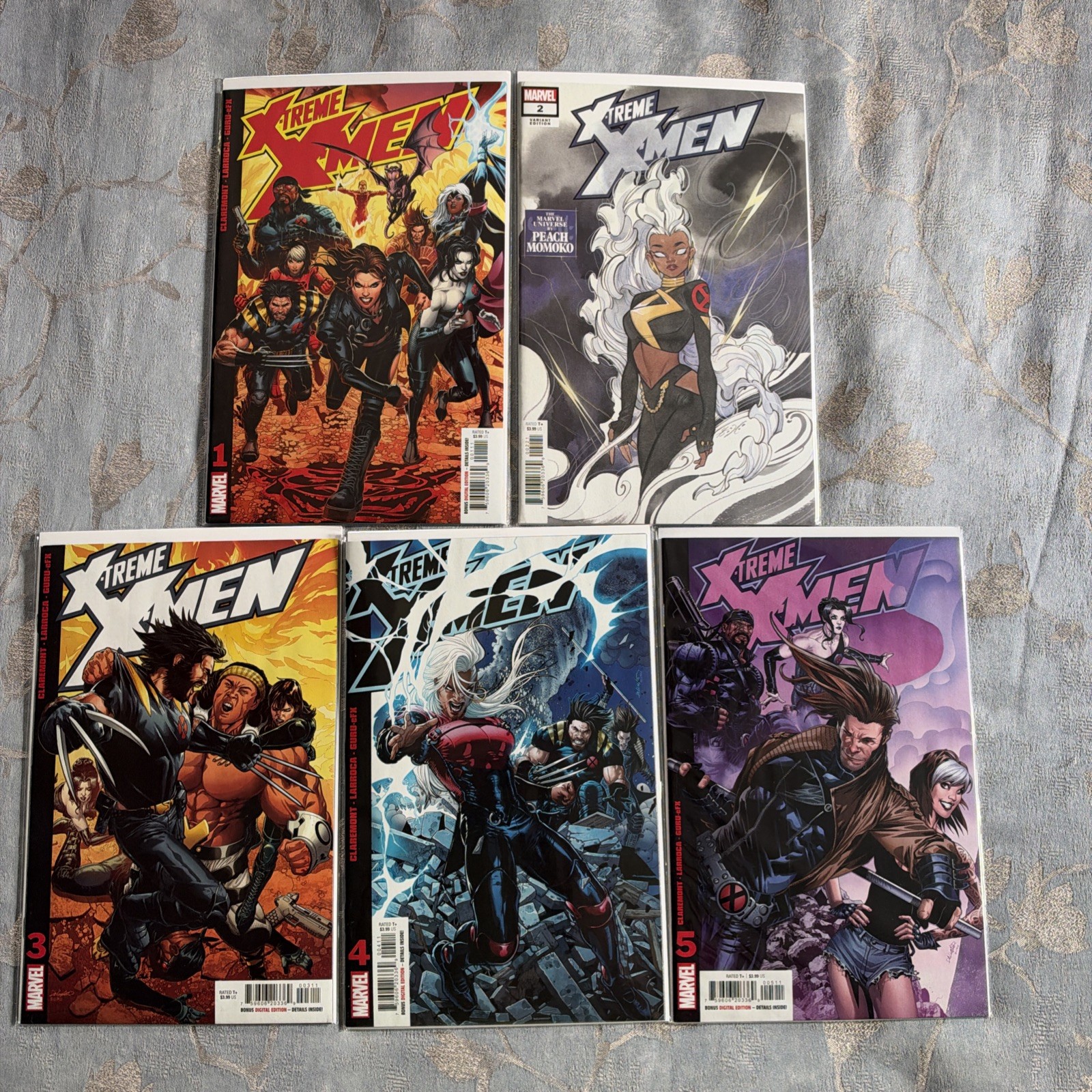Marvel Comics X-TREME X-MEN #1-5 complete 2022 CLAREMONT & LARROCA