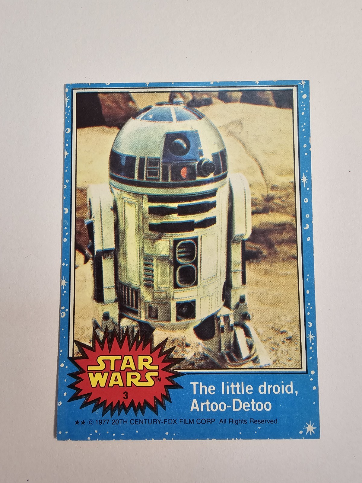 The Little Droid, Artoo-Detoo - 1977 Topps Star Wars #3