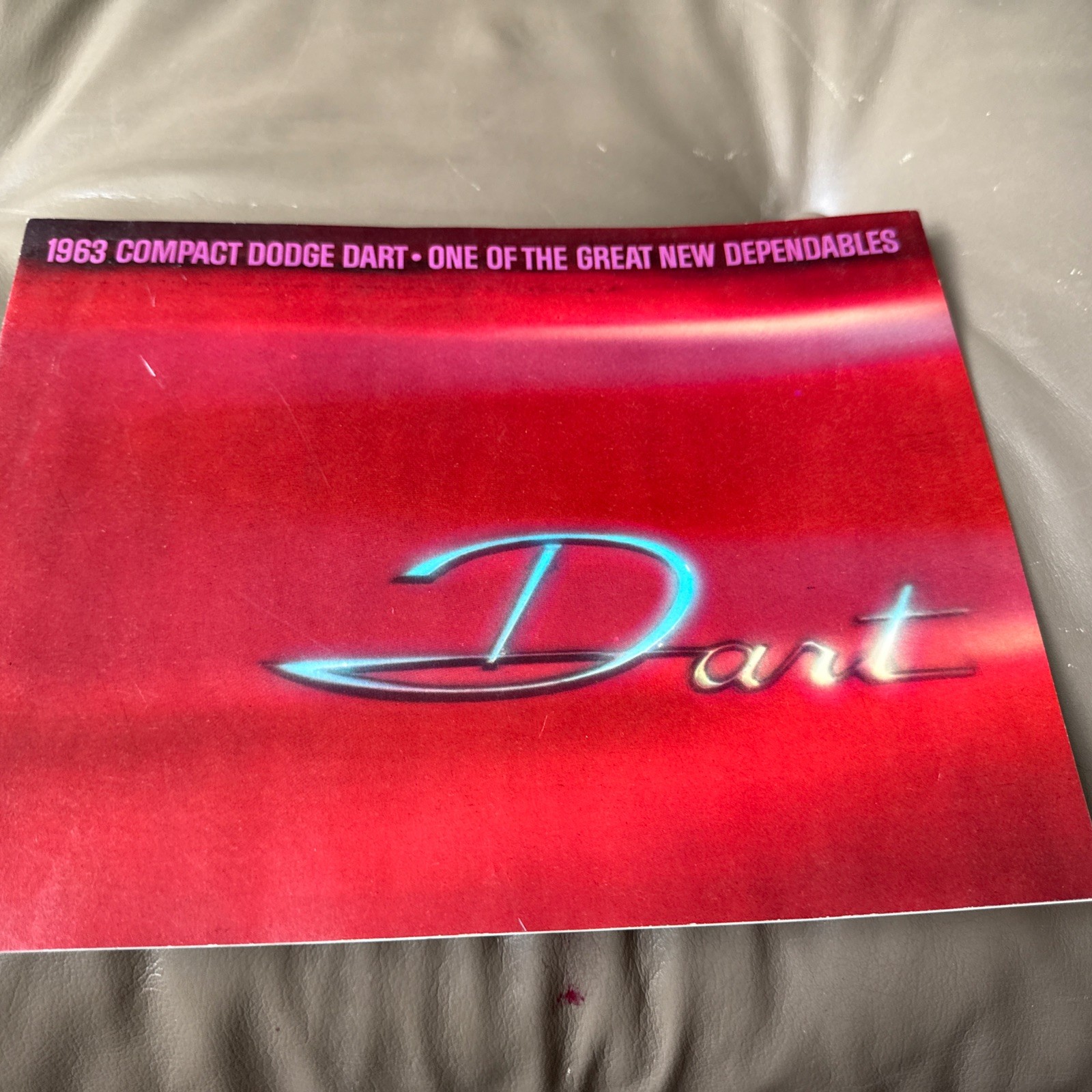 1963 Dodge Dart 12-page Deluxe Large Original Sales Brochure Catalog